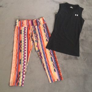 Women’s yoga capris Size XS